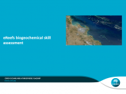 No11 eReefs Biogeochemical skill assessment